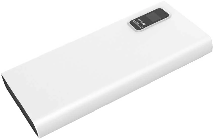 Platinet maitinimo blokas 10000mAh PD QC LED, baltas