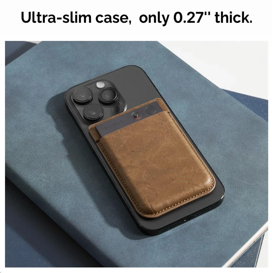 Diktofonas PLAUD Note Case Brown – užrašų dėklas, rudas