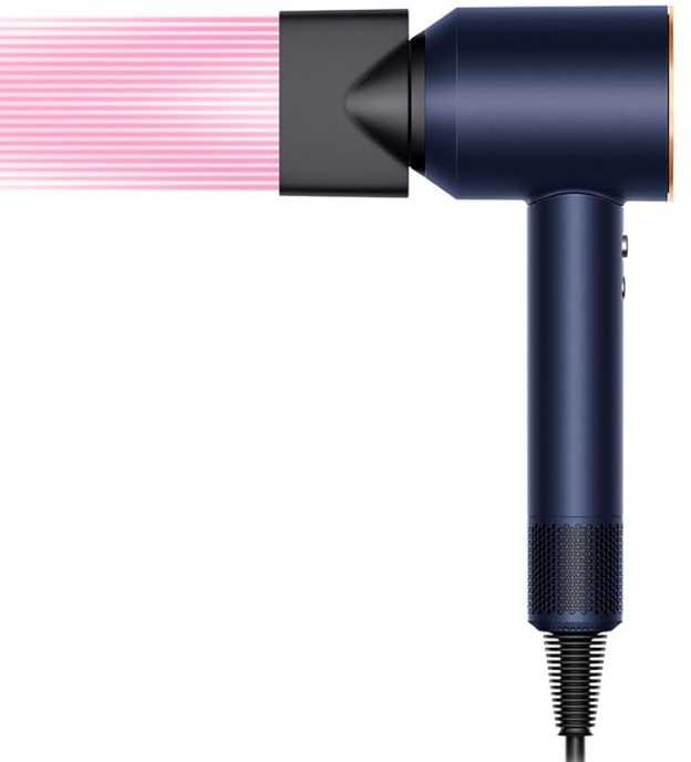 Plaukų džiovintuvas Dyson Supersonic HD07 Curly + Coily, Mėlynos ir vario spalvos