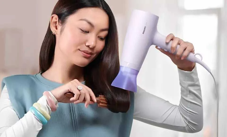 Plaukų džiovintuvas Philips 3000 serija BHD341/10, Violetinės spalvos