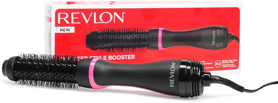 Plaukų Džiovintuvas ir Garbanojimo Prietaisas Revlon - 3 Temperatūros Lygiai, Juodas/Rožinis