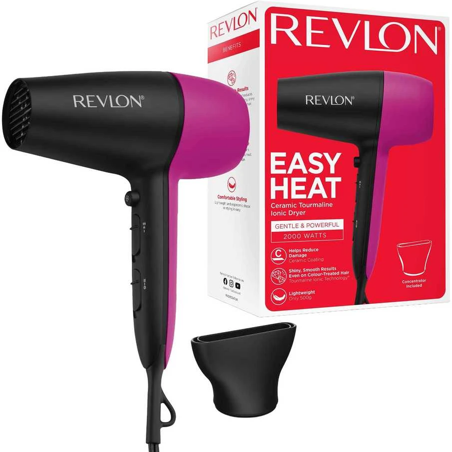 Plaukų džiovintuvas Revlon Easy šilumos džiovintuvas