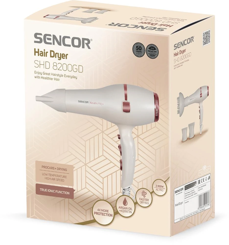 Plaukų džiovintuvas Sencor SHD 8200GD