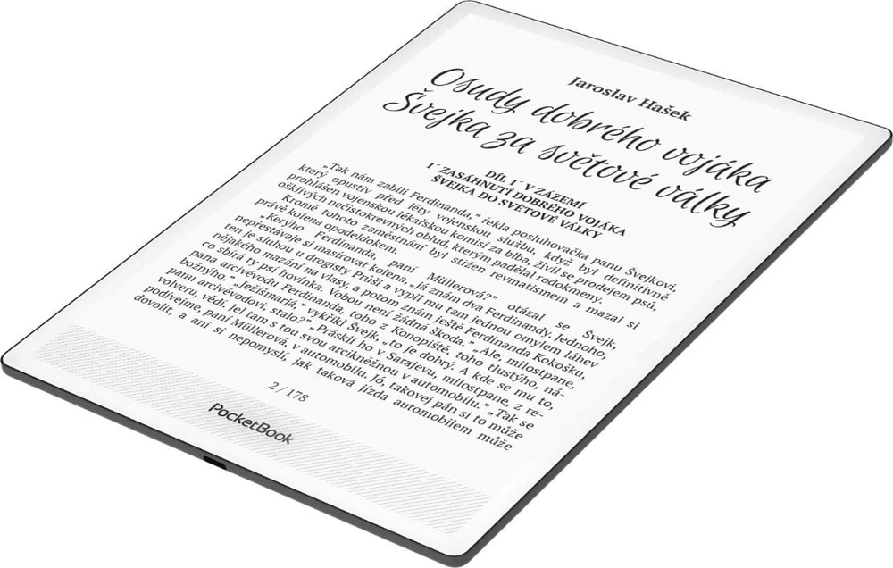 PocketBook InkPad One 1030 10.3" E-ink Mobius 32GB Wi-Fi E-reader – Matte Juodas
