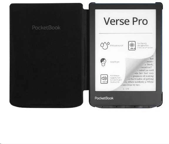 Dėklas PocketBook Shell 6" Verse / Verse Pro (H-S-634-K-WW), Juodas
