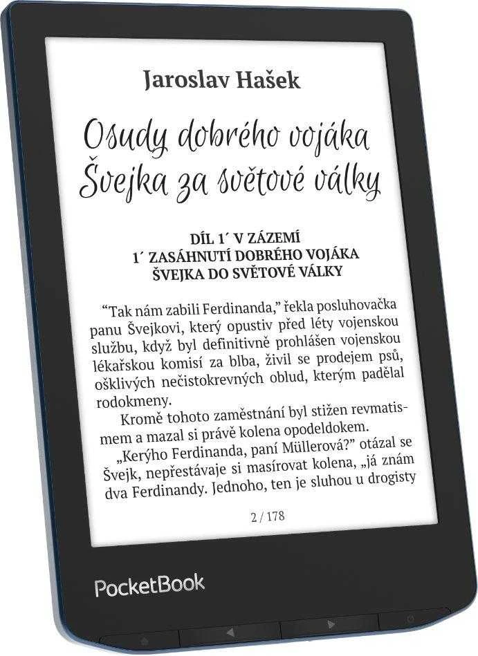 Elektroninė skaityklė Pocketbook Verse Pro 6" 16GB Azure (PB634-A-WW), Tamsiai mėlyna