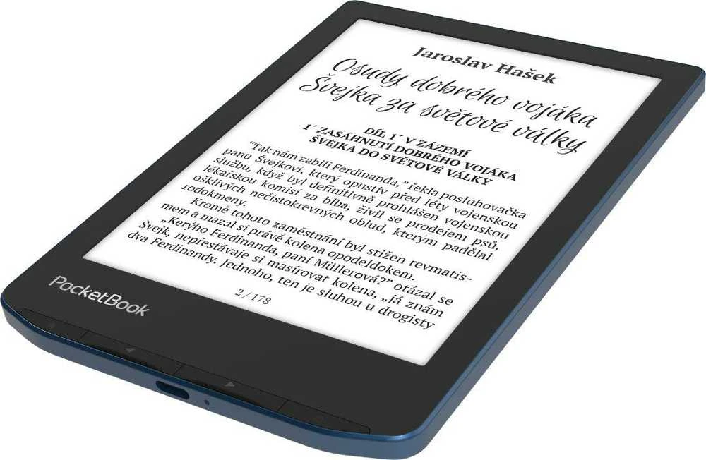 Elektroninė skaityklė Pocketbook Verse Pro 6" 16GB Azure (PB634-A-WW), Tamsiai mėlyna