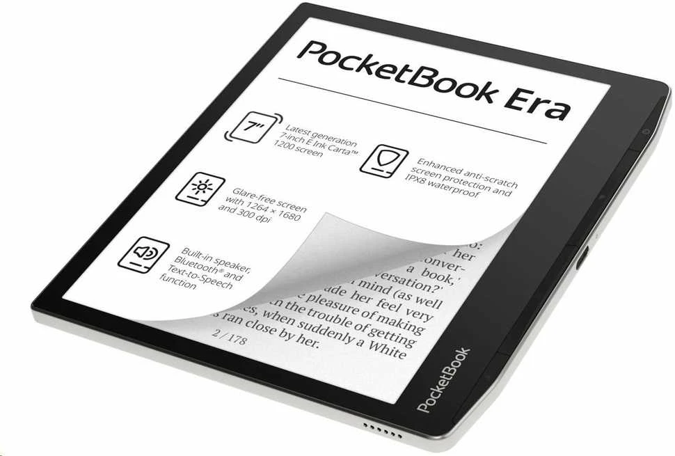 Elektroninė skaityklė PocketBook Era 7" 16GB Stardust Silver (PB700-U-16-WW)