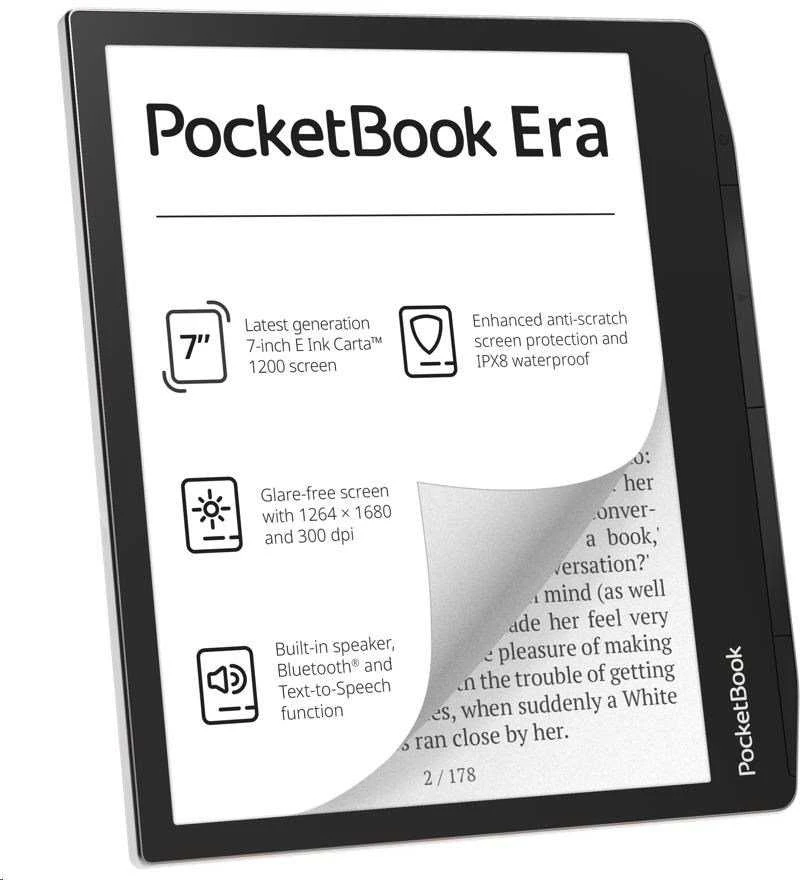 Elektroninė skaityklė PocketBook Era 7" 16GB Stardust Silver (PB700-U-16-WW)