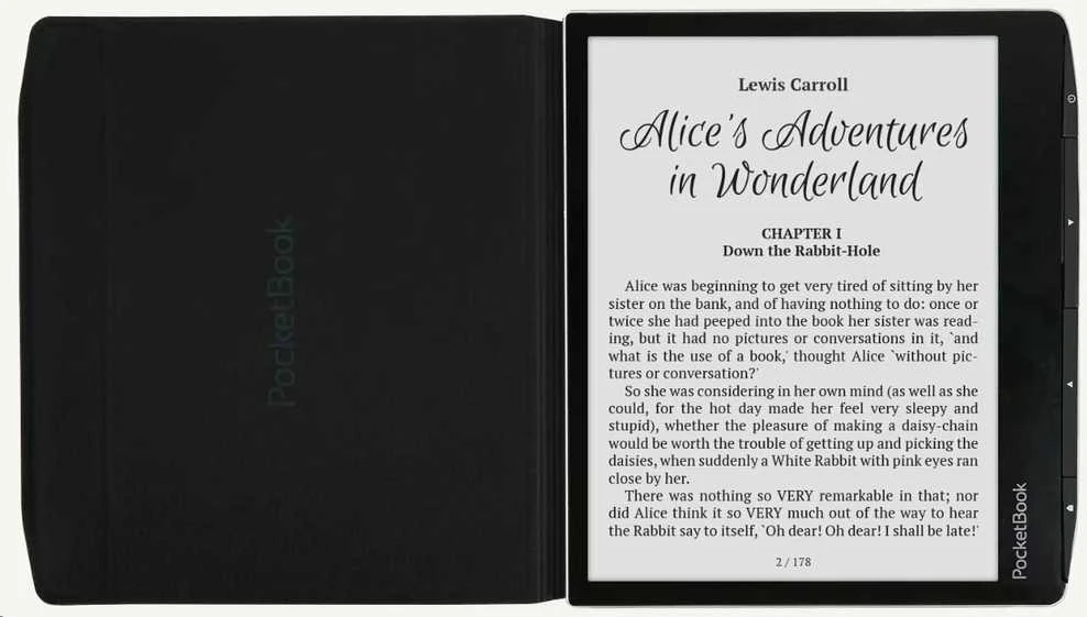 Dėklas PocketBook Flip Era 7" Juodas (HN-FP-PU-700-GG-WW)