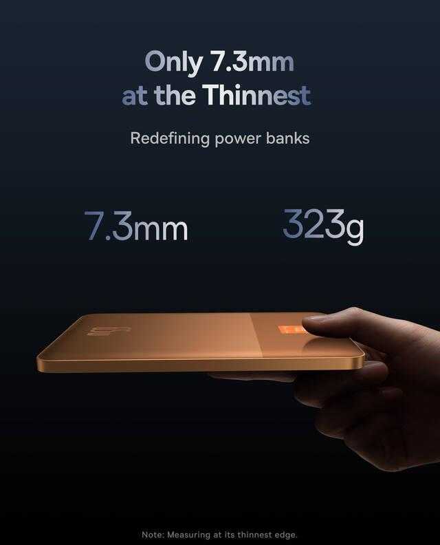 Baseus Blade2 - 12,000 mAh power bank (oranžinis)