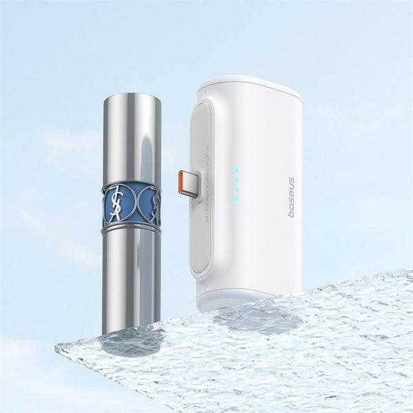 Powerbank Baseus Compact 5000 mAh, 20 W, USB-C (balta)
