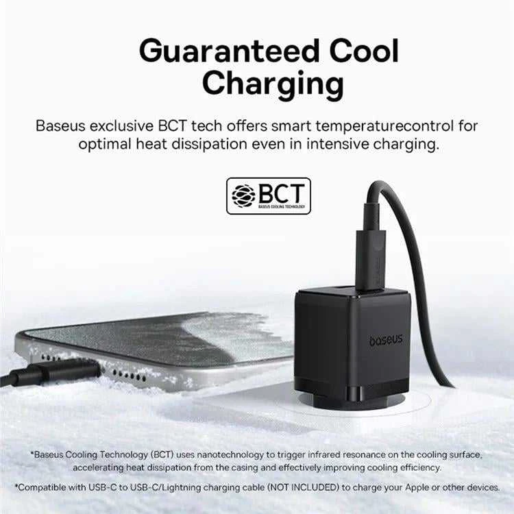 Baseus Palm 30W USB-C USB-A - juoda