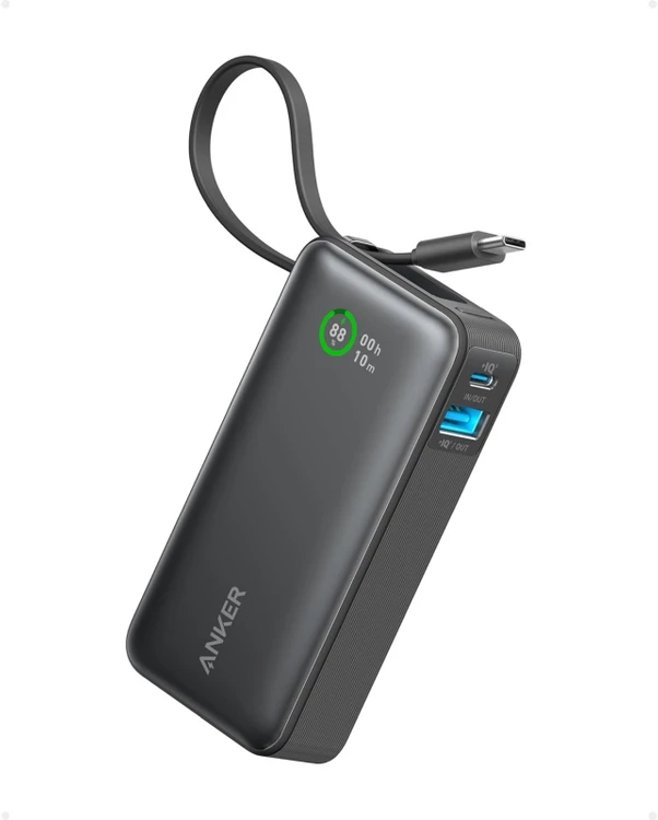 Anker 545 Nano Power Bank | A1259G11 | 10000 mAh | Juodas