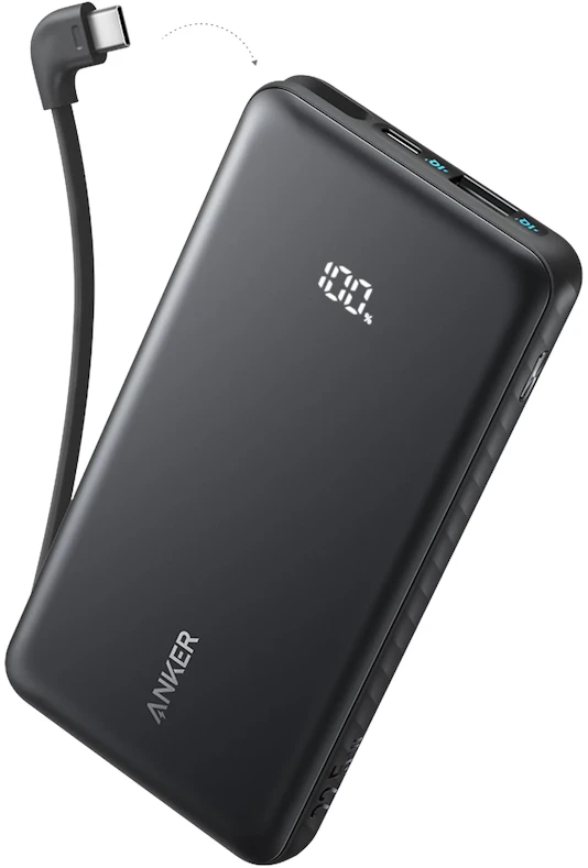 Anker Power Bank, 22.5W | Zolo A110EH11 | 20000 mAh | USB-C | Juodas