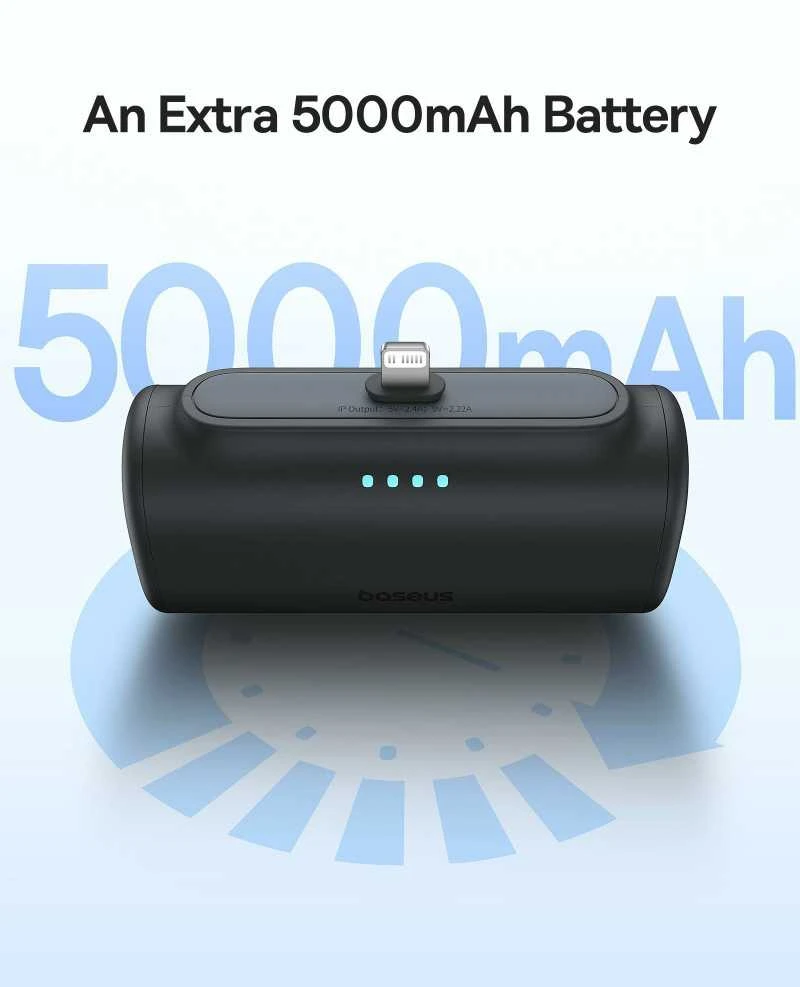 Powerbank OS-Baseus Compact IP 5000mAh 20W (juoda)
