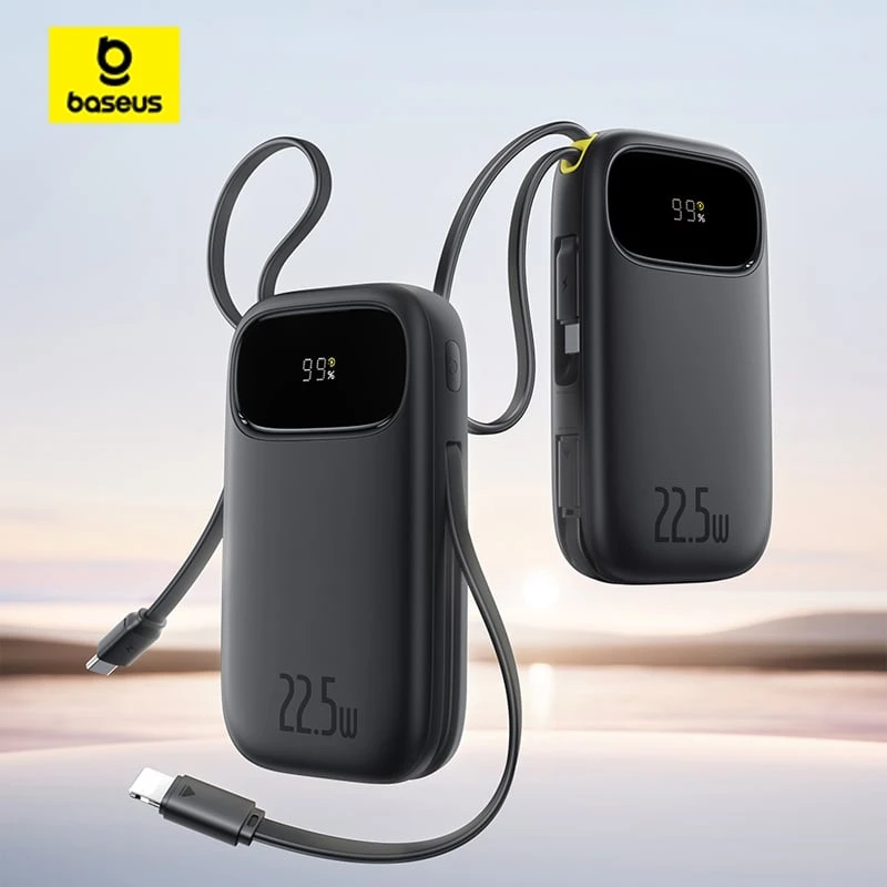 Baseus EnerFill FC31 10000 mAh USB-C Lightning 22.5W juodas