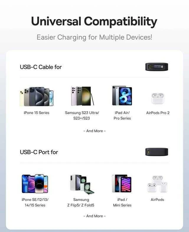 Baseus Free2Pull 10000mAh 30W powerbank su USB-C port and retractable USB-C kabeliu – juodos spalvos