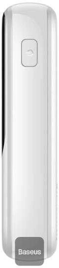 Powerbank Baseus Qpow PRO su laidu, USB-C, 2xUSB, 10000mAh, 20W (balta)