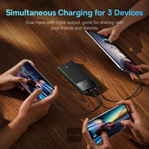 „Baseus Star-Lord“ 10 000 mAh 22,5 W „Powerbank“ (juoda)