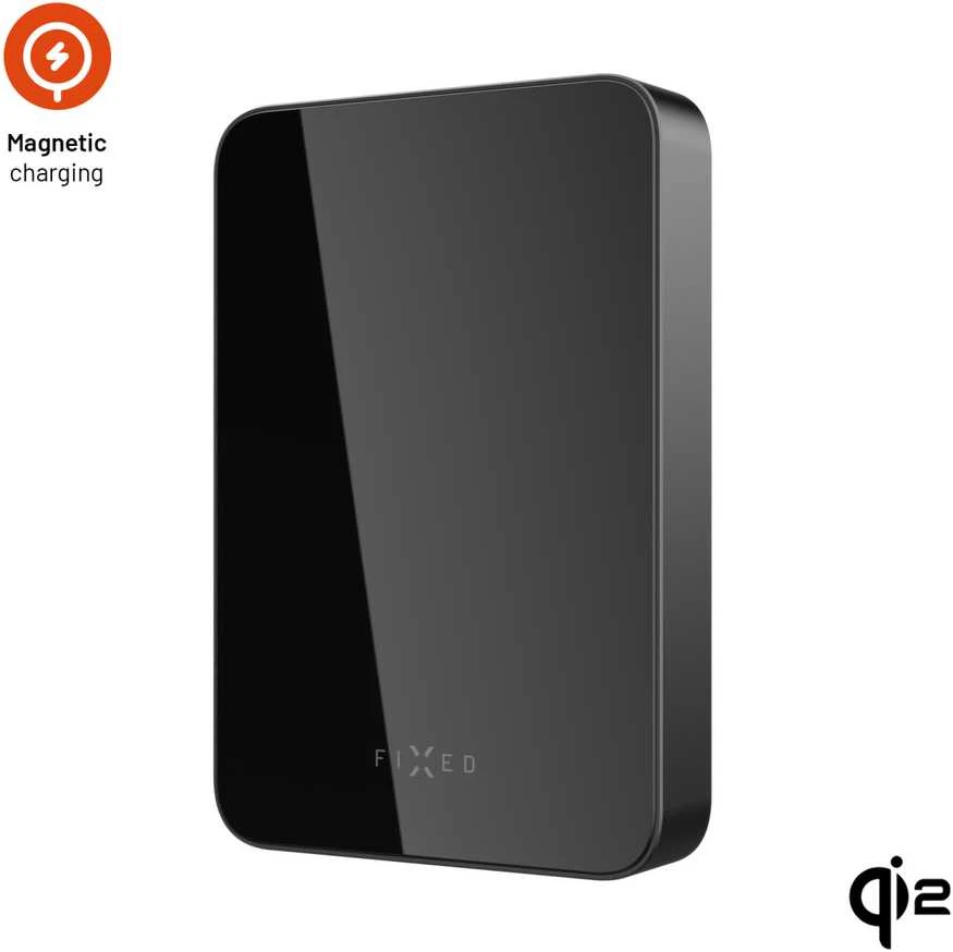 Fixed MagZen 10 Crystal Qi2 standard 10 000 mAh juodas