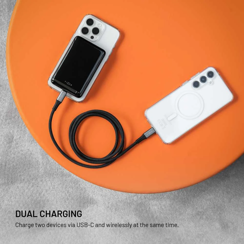 Fixed Pataisytas MagZen 10 Pro su Qi2 belaidžiu įkrovimu ir MagSafe palaikymu 10000 mAh juoda