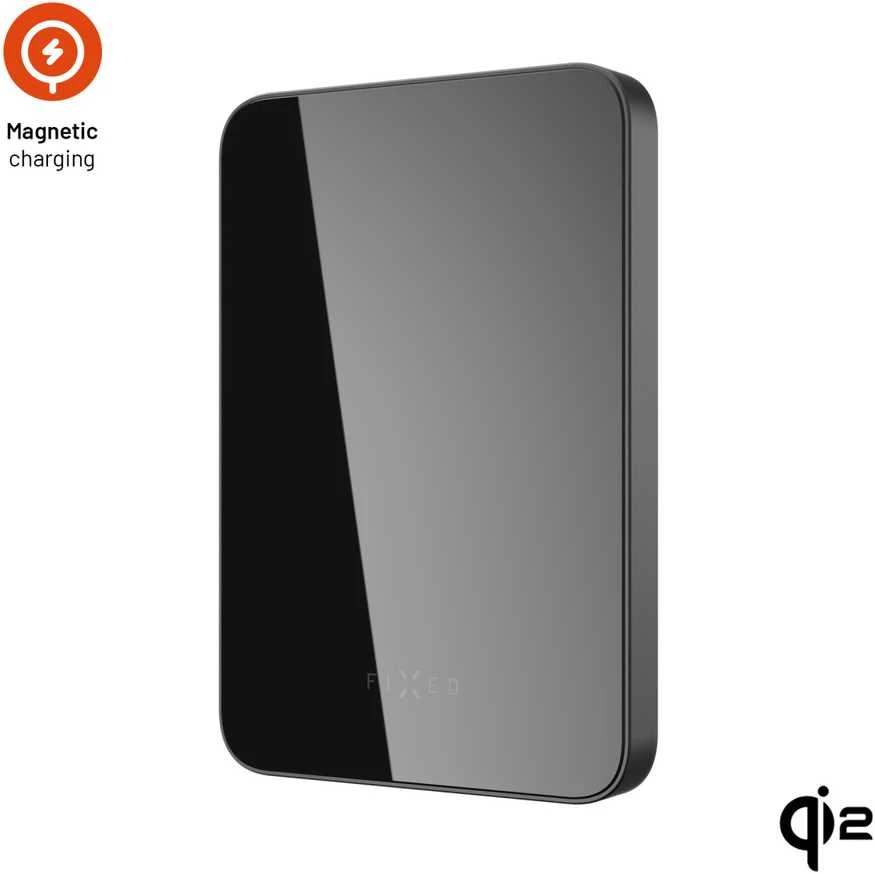Fixed MagZen 5 Crystal Qi2 5000 mAh 20W juodas