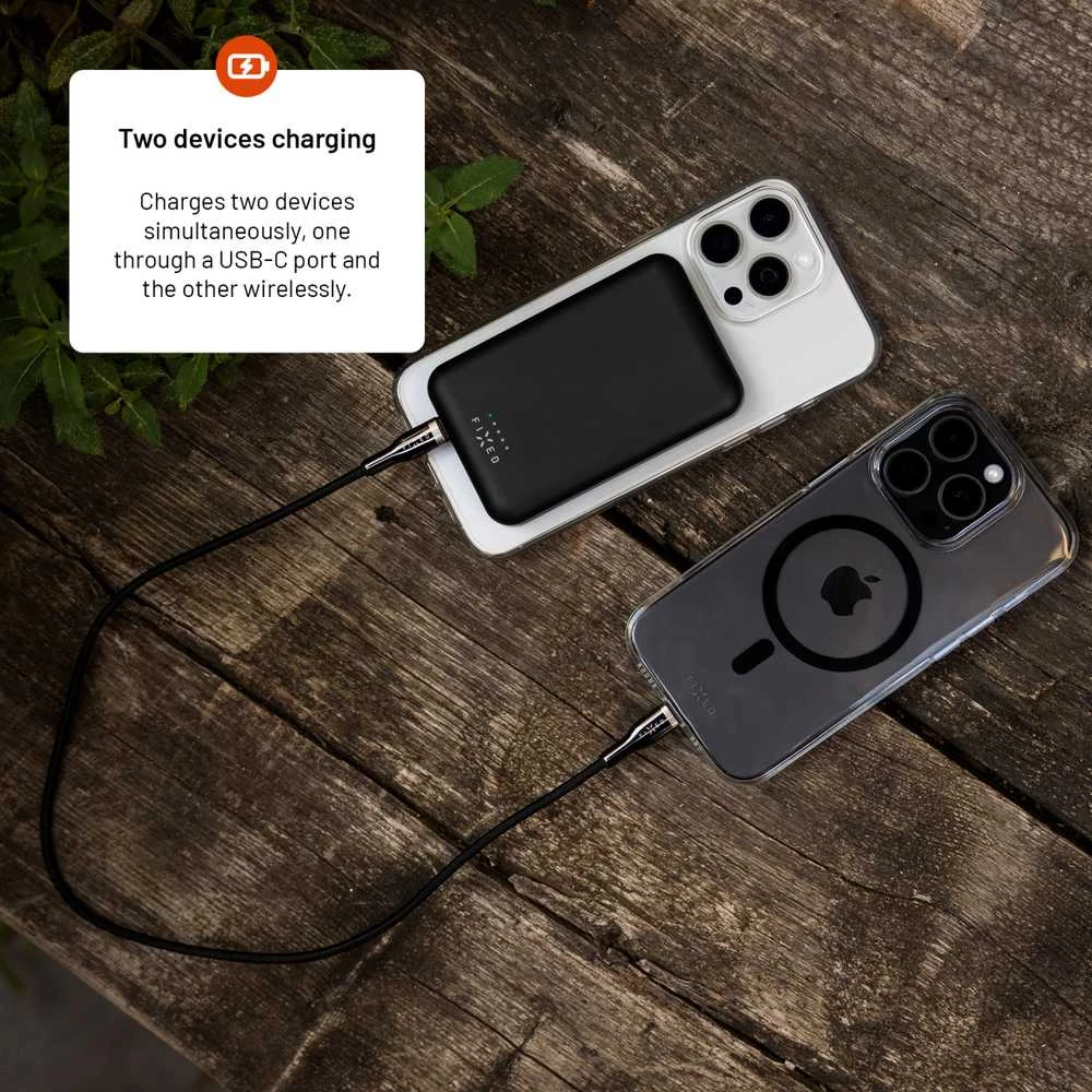 Fixed Power bank | MagZen | 6000 mAh | Juodas