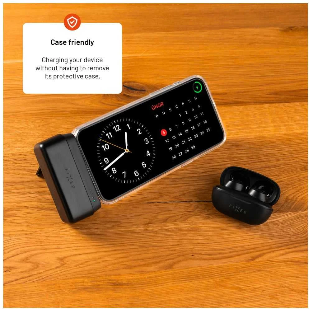 Fixed | Zen 5 Plug-in 20W Powerbank | FIXZEN-5PL-BK | 5000 mAh | USB-C: DC 5V/3A, 9V/2.22A, 12V/1.67A 20W MAX | Juodas