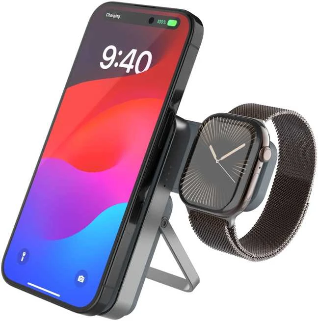 FIXED MagZen 5 Stand, 5000 mAh, pilka