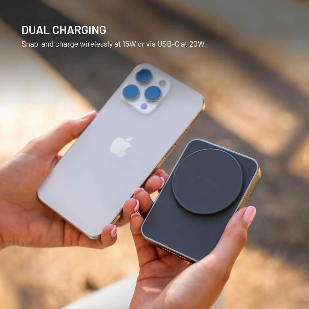 FIXED MagZen 5 Stand, 5000 mAh, pilka