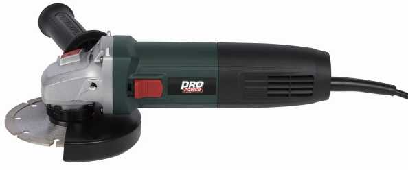 Powerplus Kampinis šlifuoklis POWP1020, 850W, 125mm, 220-240V, 50Hz, 11000min-1, 98dB(A), 4m maitinimo laidas