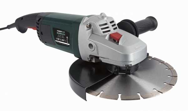 Powerplus Kampinis šlifuoklis POWP1030, 2300W, 230mm, 4m, 6500min-1, 111dB(A), 1 greičio nustatymas