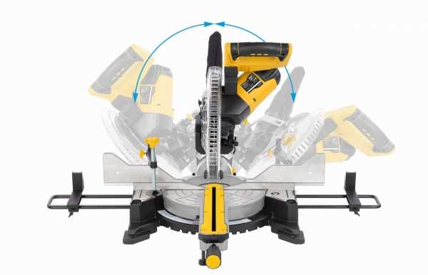 Skersinio pjovimo staklės 2200W, Ø254mm, POWX075740DB POWERPLUS