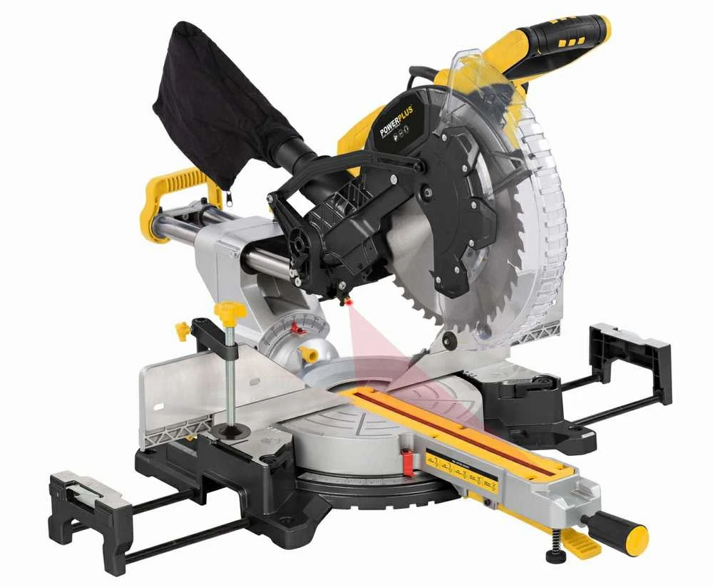 Powerplus POWX075750DB - Dėlionė su dangteliu ir dvipusiu pakreipimu 2 200 W / 305 mm