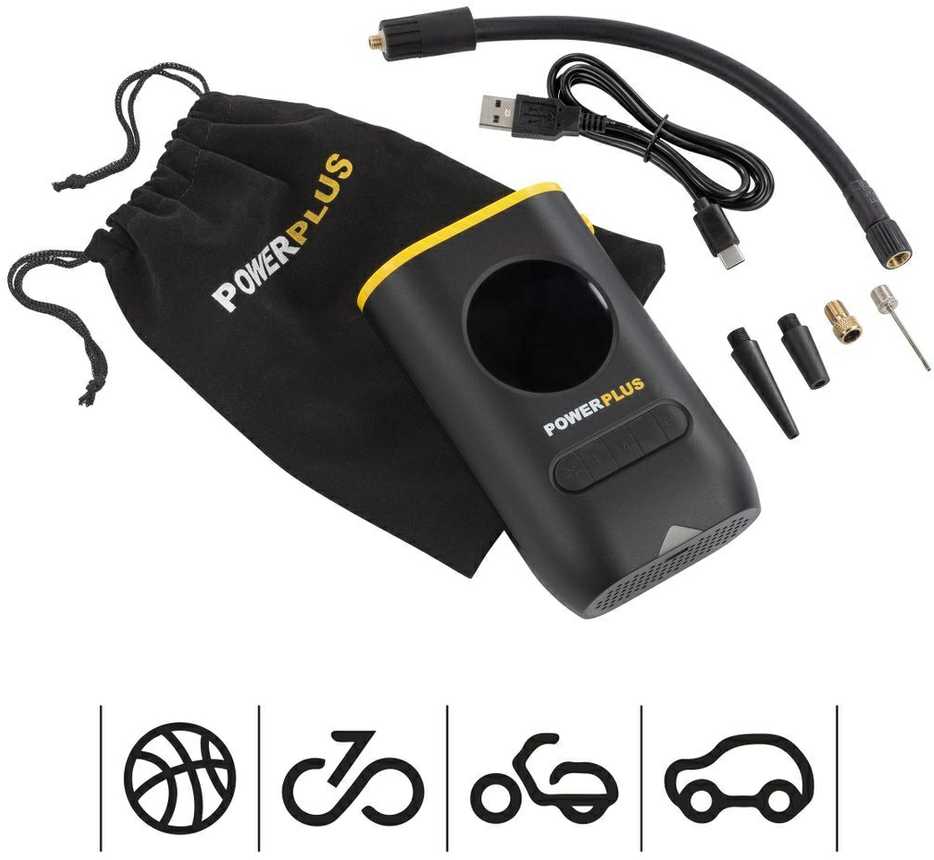 Powerplus POWX1710 - Accu kompresorius 8V LI-ION