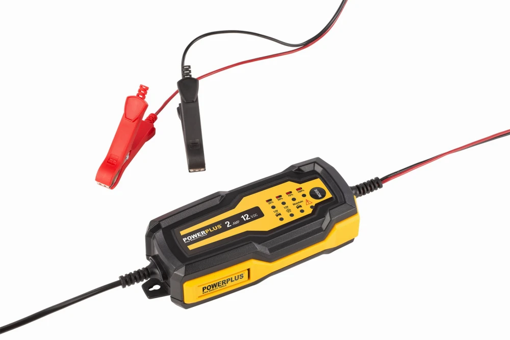 POWERPLUS POWX4201 - Automatic Baterija Charger 35W / 2A / 60Ah