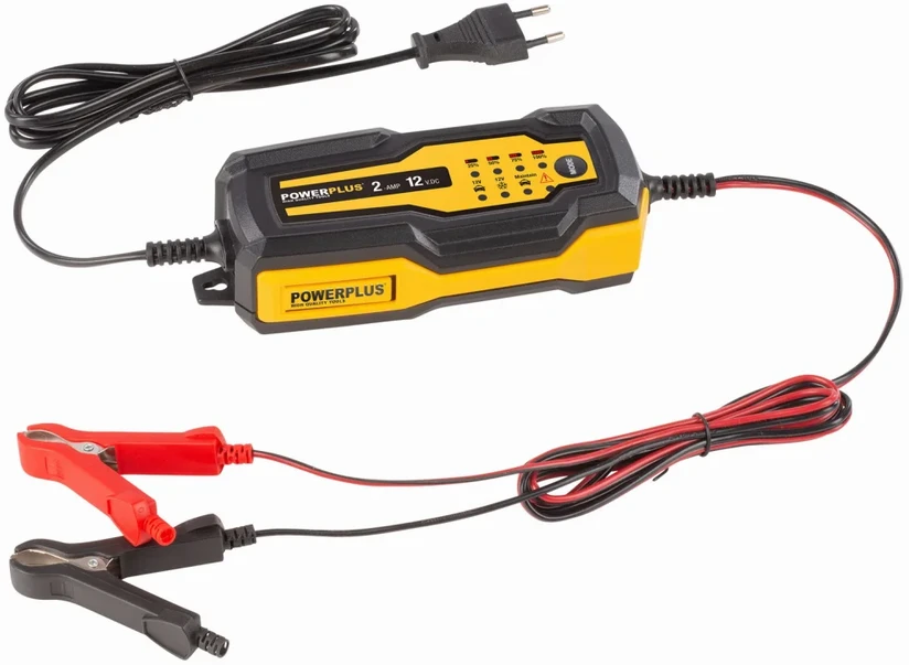 POWERPLUS POWX4201 - Automatic Baterija Charger 35W / 2A / 60Ah