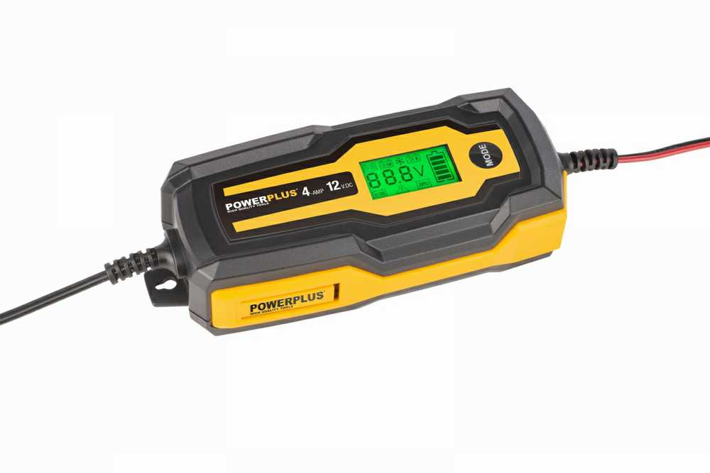 Powerplus POWX4203 - Automatinis akumuliatoriaus įkroviklis 70W / 4A / 120Ah