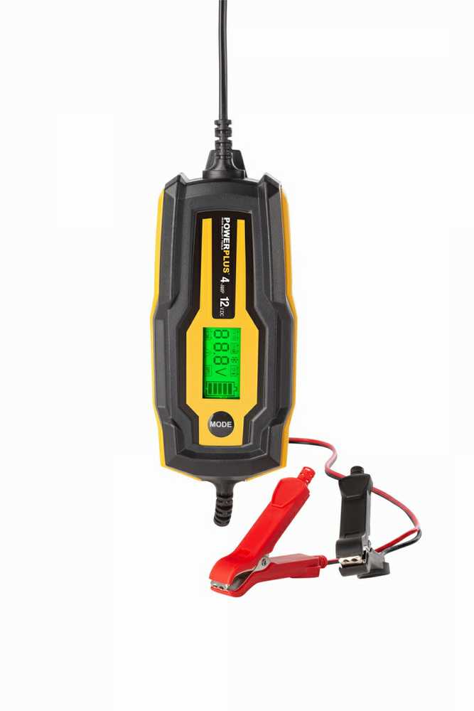 Powerplus POWX4203 - Automatinis akumuliatoriaus įkroviklis 70W / 4A / 120Ah