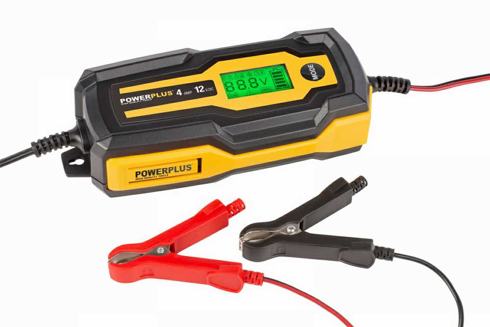 Powerplus POWX4203 - Automatinis akumuliatoriaus įkroviklis 70W / 4A / 120Ah