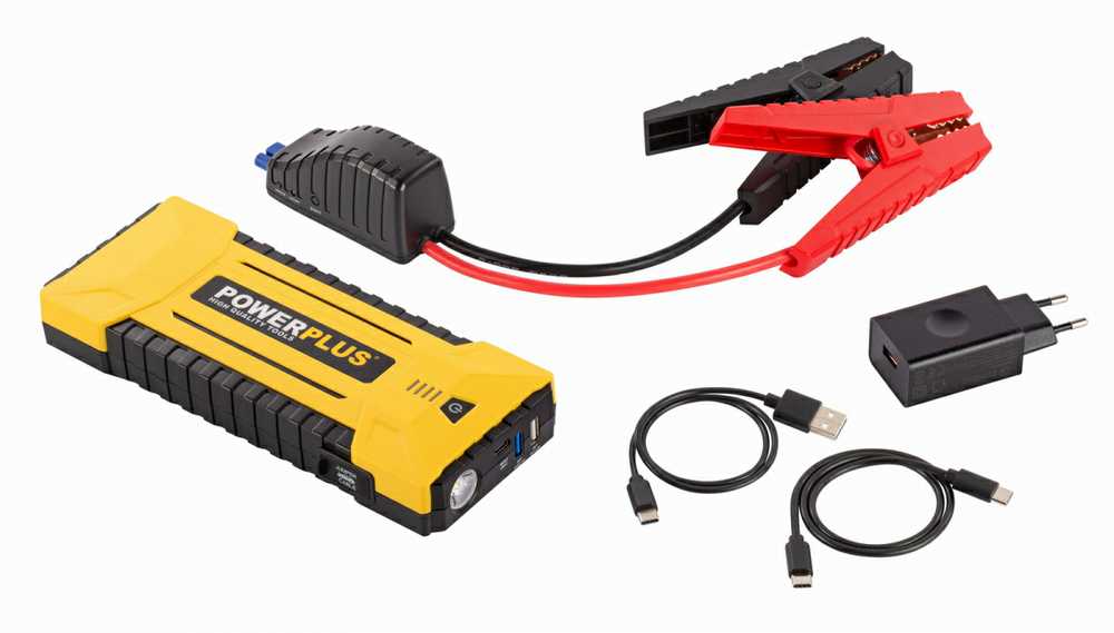 Powerplus POWX4258 – JUMP STARTER 3-IN-1 1200A/16000MAH/12V