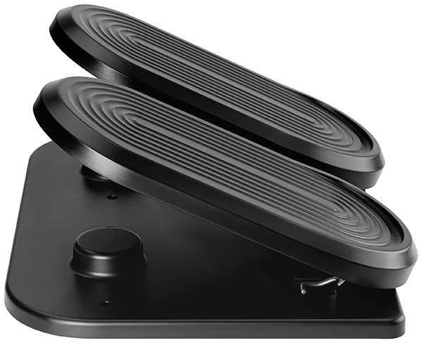 Powerton ERGO STEPPER ergonomiškas kojų atramos pagrindas, juodas