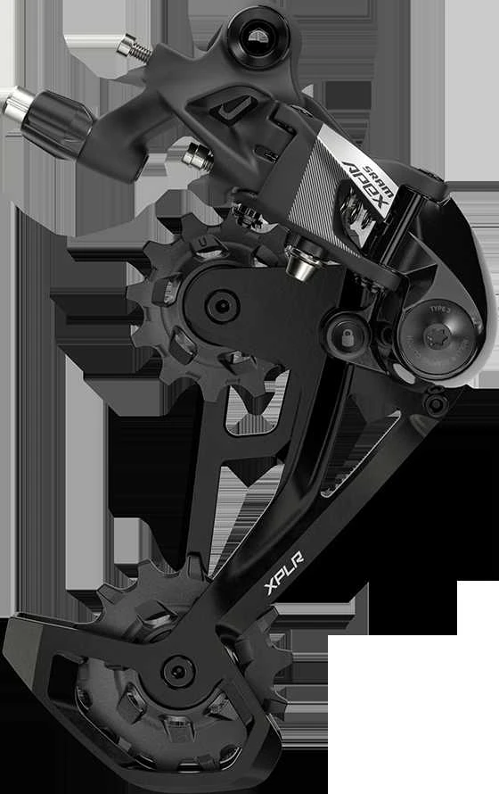 Pavarų perjungimo rankenėlė: SRAM Apex XPLR D1 MAX 44z 12 pavarų (mechaninė)