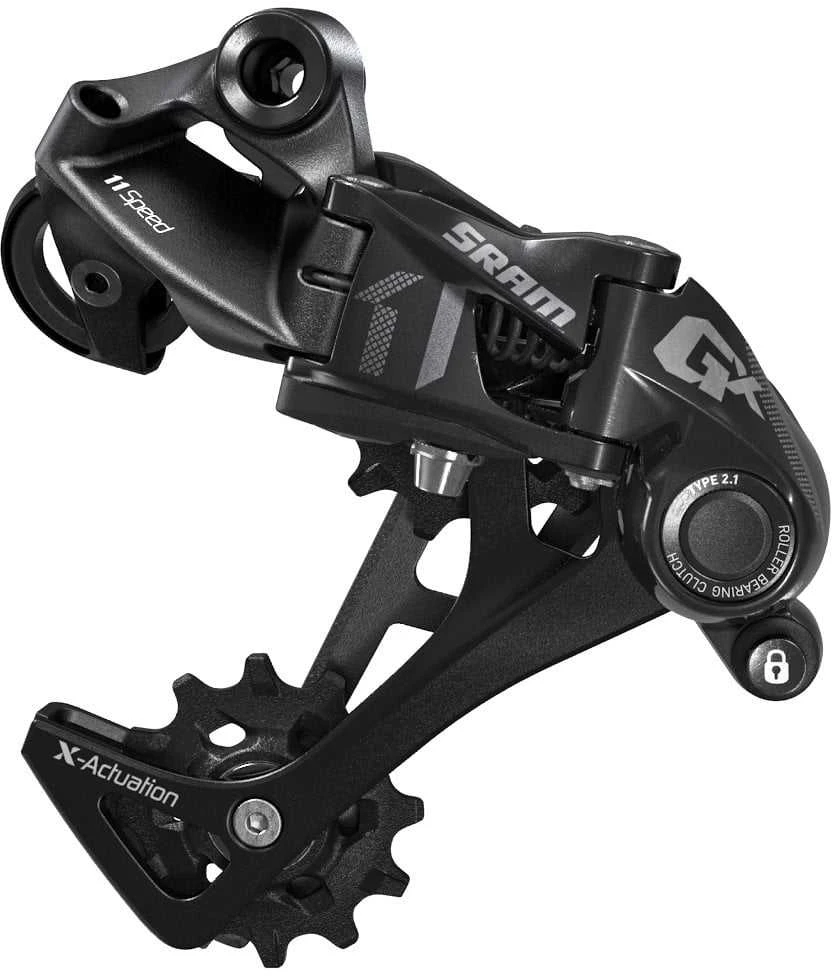 Galinis pavarų perjungėjas SRAM GX long cage 1x11-speed juodas