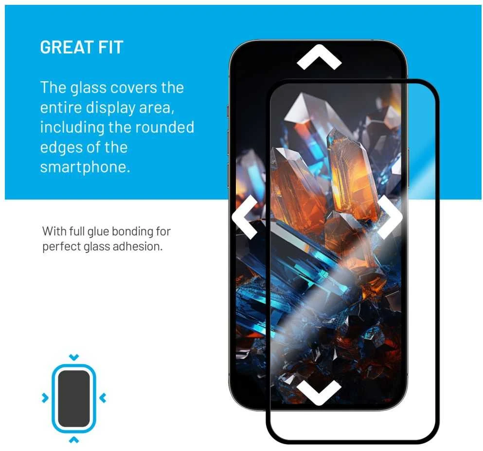 Fixed Premium grūdintas stiklas ochronne FIXED Armor su aplikatorem do Samsung Galaxy S24 Ultra juoda