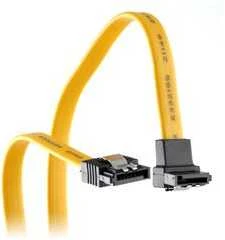 MicroConnect Kabelis SATA III Type L 6 Gb/s kampinis Goobay 0,7m
