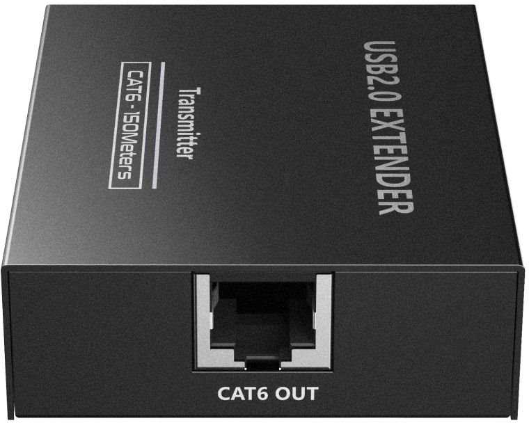 „PremiumCord“ 4 prievadų USB 2.0 ilgintuvas, skirtas Cat5/Cat5e/Cat6 jungtims iki 150 m