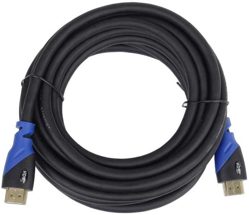 Kabelis PremiumCord HDMI - HDMI 2m mėlyna (kphdm2v2)