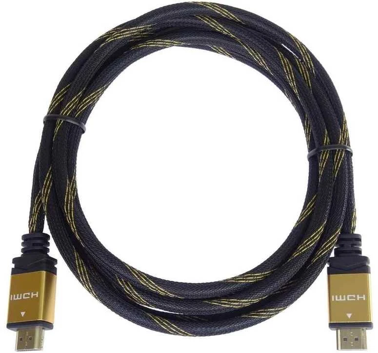 Kabelis PremiumCord HDMI - HDMI 5m auksas (kphdm2q5)